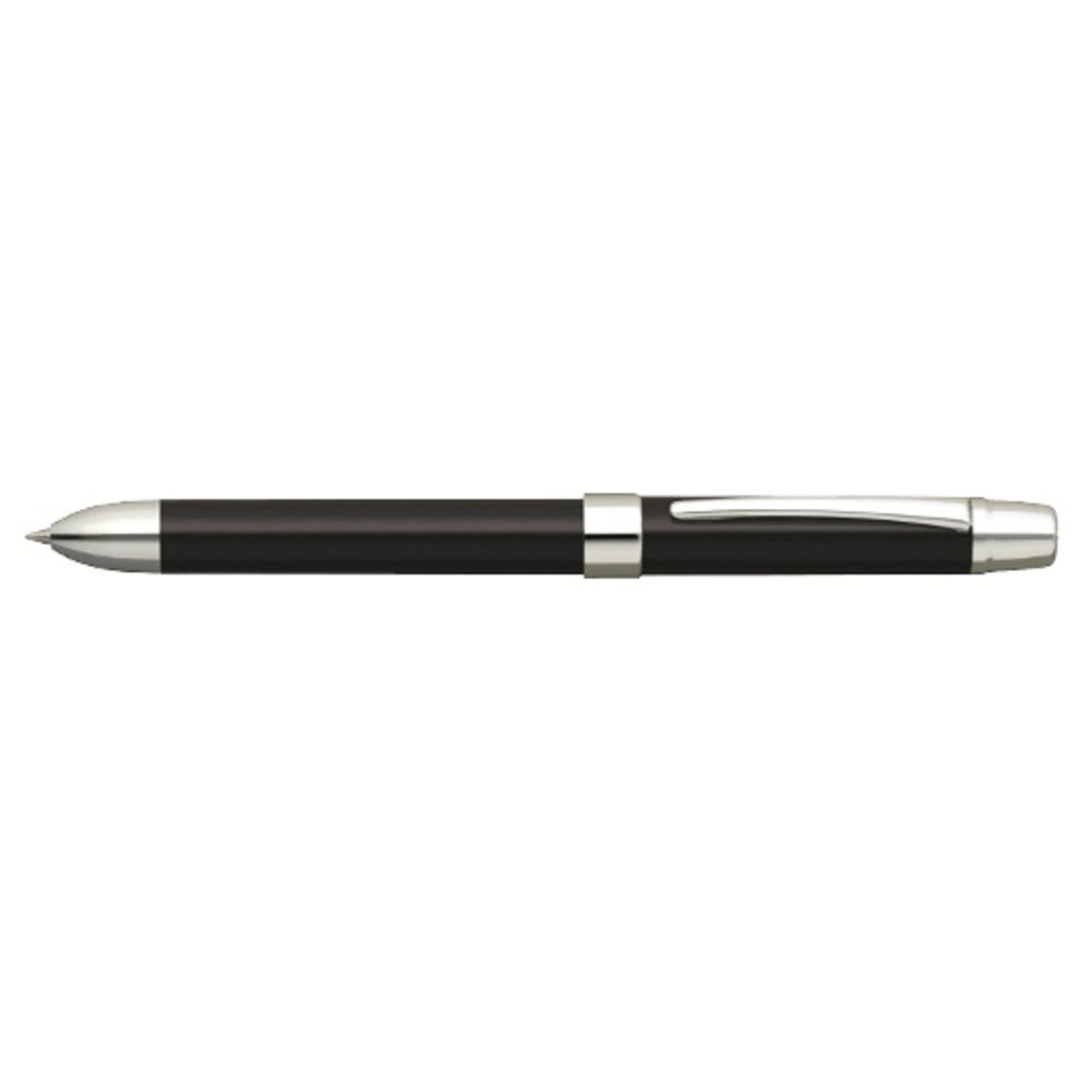 Pix multifunctional PENAC Ele-001 opaque, doua culori + creion mecanic 0.5mm, in cutie cadou - negru_1