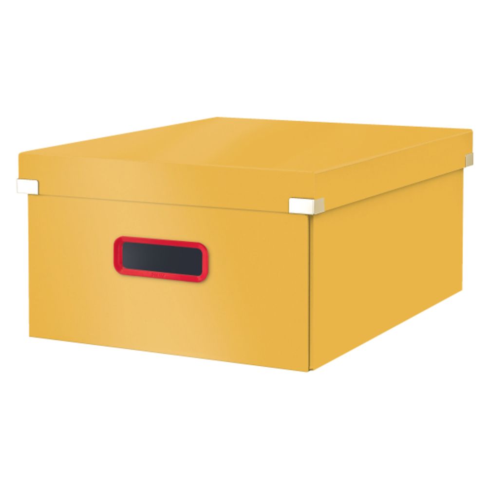 Cutie depozitare LEITZ Cosy Click & Store, carton laminat, pliabila, cu capac si maner, 36x20x48 cm,_1