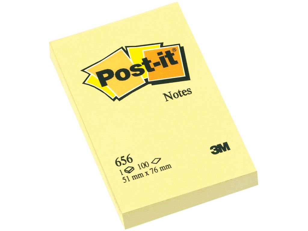 Notes adeziv Post-it® Canary Yellow™ 51 x 76 mm_1