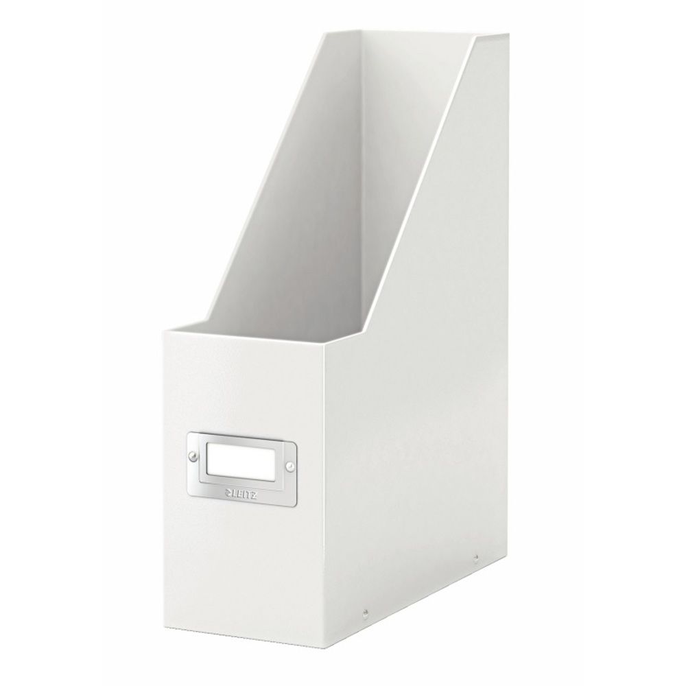 Suport vertical LEITZ WOW Click & Store, pentru documente, carton laminat, A4, alb_1