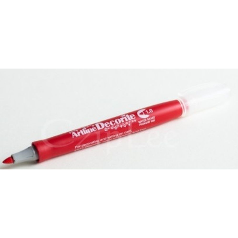 Marker ARTLINE Decorite, varf rotund 1.0mm - rosu_1