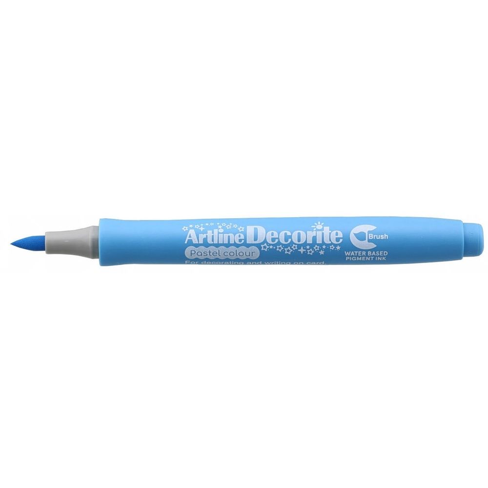 Marker ARTLINE Decorite, varf flexibil (tip pensula) - bleu_1