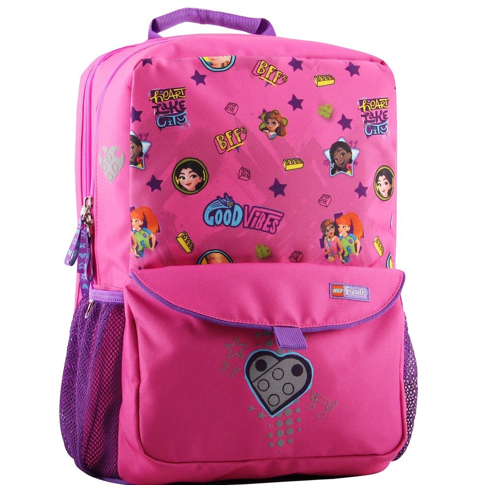 Ghiozdan scoala Belight, LEGO Core Line - design Friends Good Vibes_1