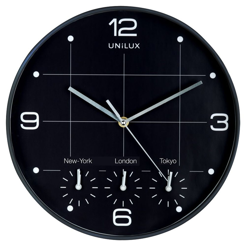 Ceas de perete UNILUX On Time - negru_1