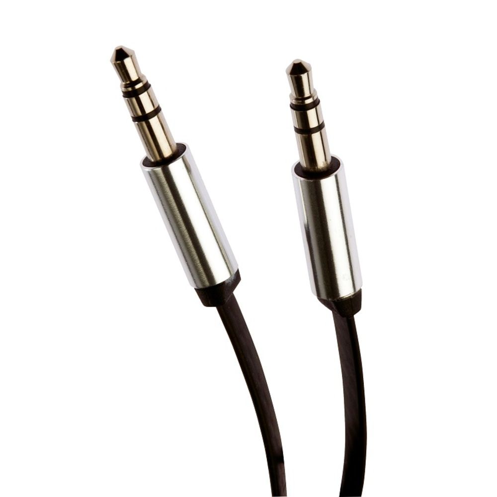 Cablu GRIXX Optimum - audio Jack-Jack 3.5mm Metal, lungime 102cm - negru_1