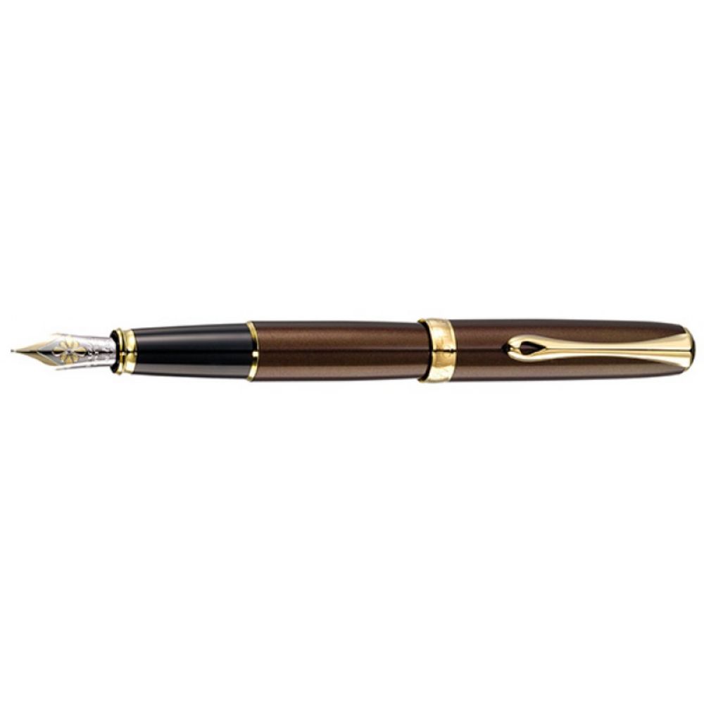Penita stilou Diplomat Excellence A2, cu penita F, aurita 14kt. - Marrakesh Gold_1