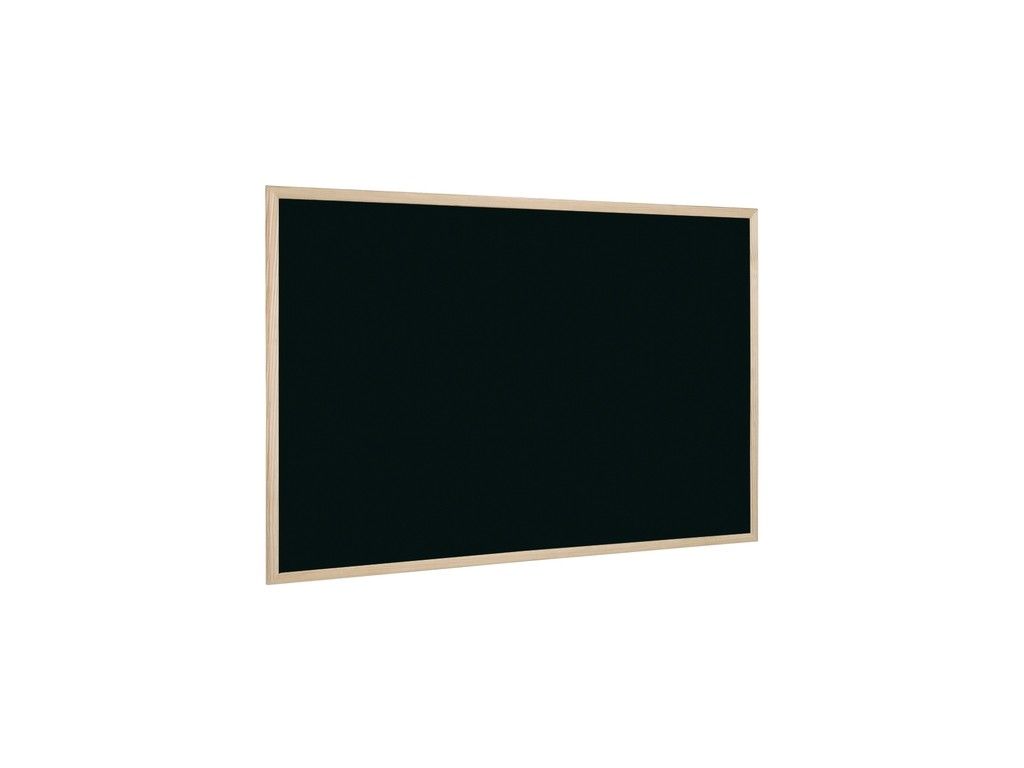 Tablă neagră cu ramă din lemn 40 x 30 cm_1