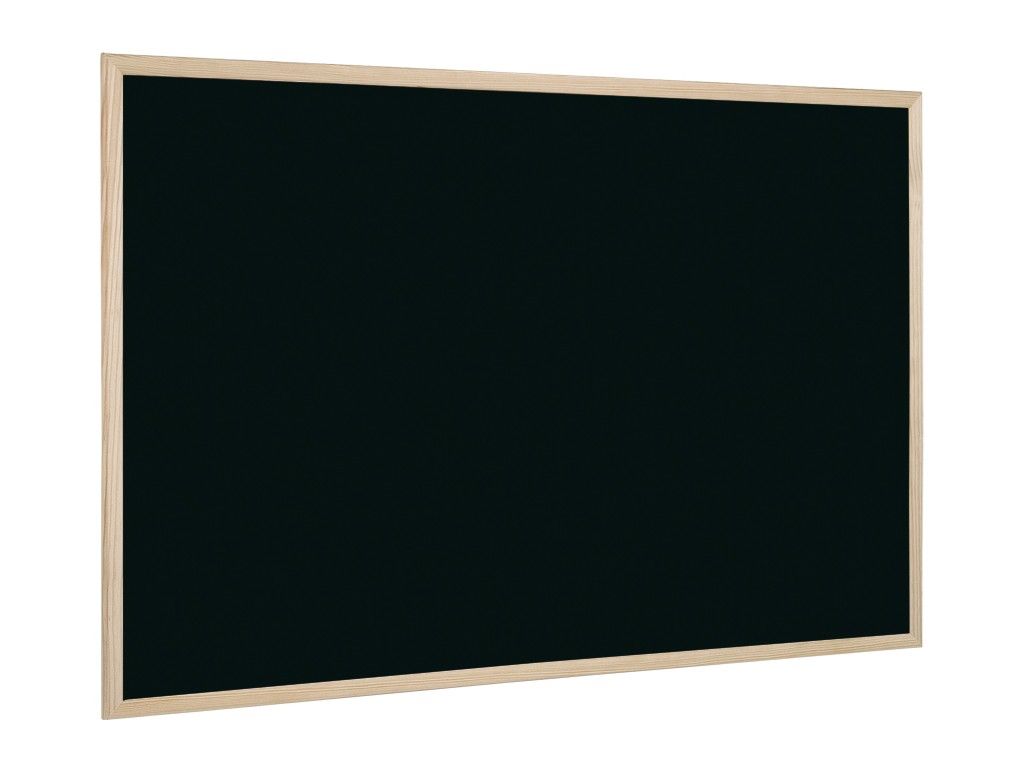 Tablă neagră cu ramă din lemn 80 x 60 cm_1