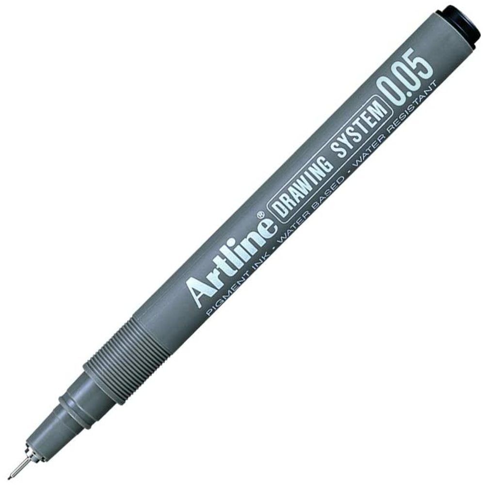 Liner pentru desen tehnic ARTLINE, varf fetru 0.05mm - negru_1