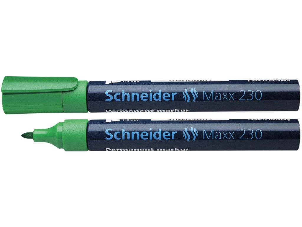 Marker permanent Schneider Maxx 230 Verde_1